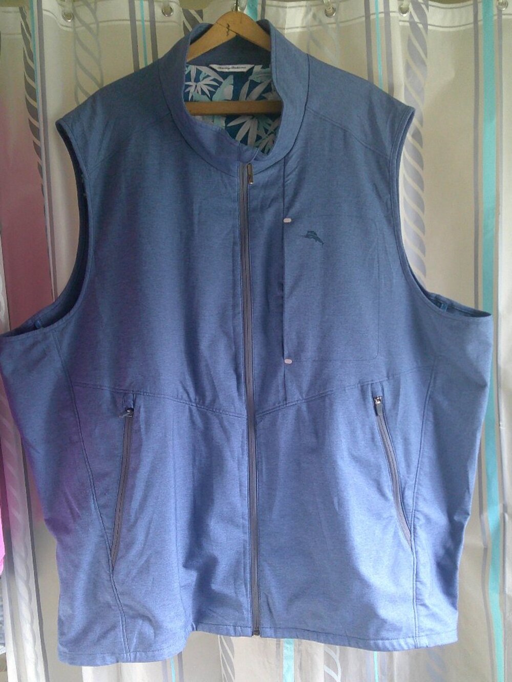 "Tommy Bahama" Recycled Poly Performance Golf VEST Man Big & Tall 3XLB